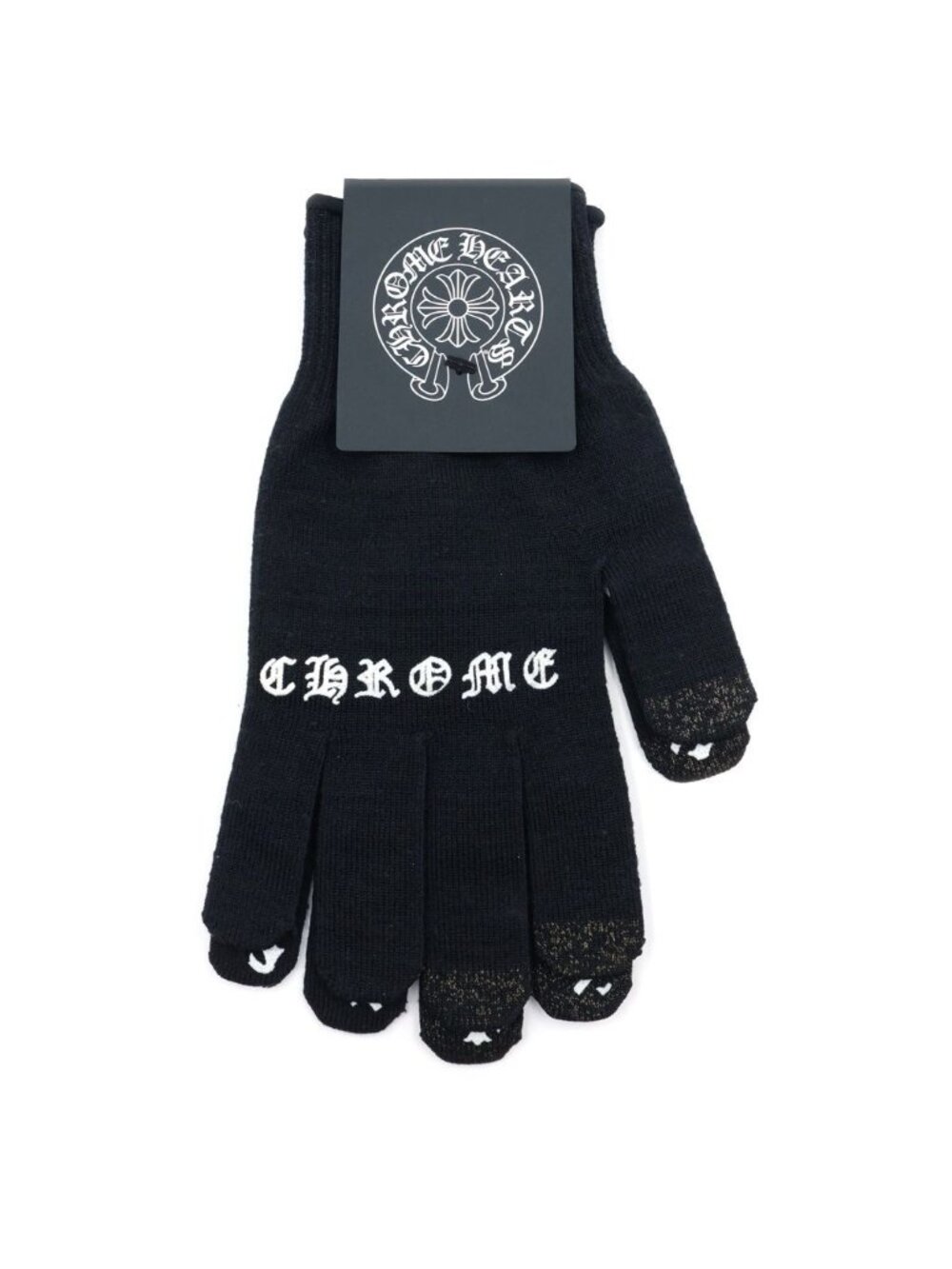 Chrome Hearts Work Gloves Logo Black
